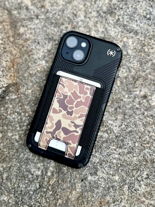 American Flyway Waterfowl Phone Magnetic CC Holder in Brown OSC