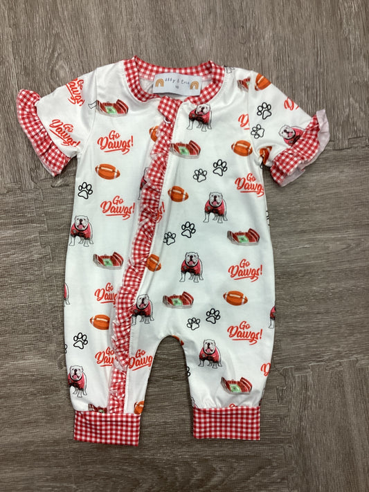 Go Dawgs Romper for Girls