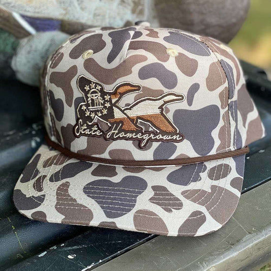 GA Duck Flag Goat Rope Hat