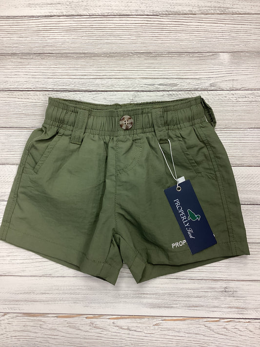 Properly Tied Mallard Olive Shorts Boys