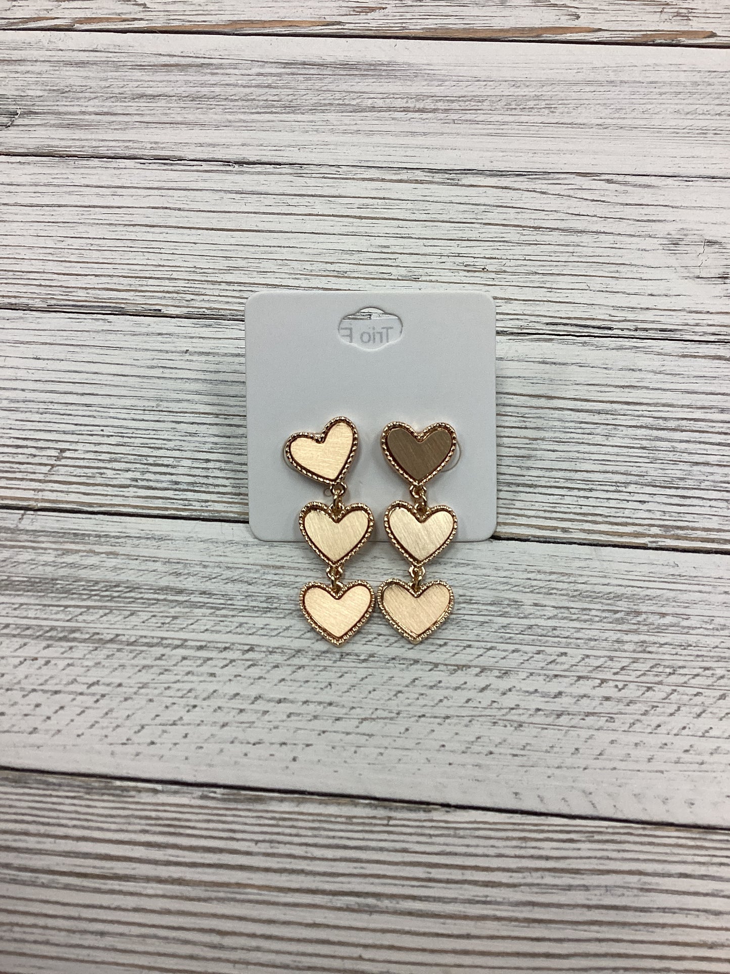 Heart Trio Earrings