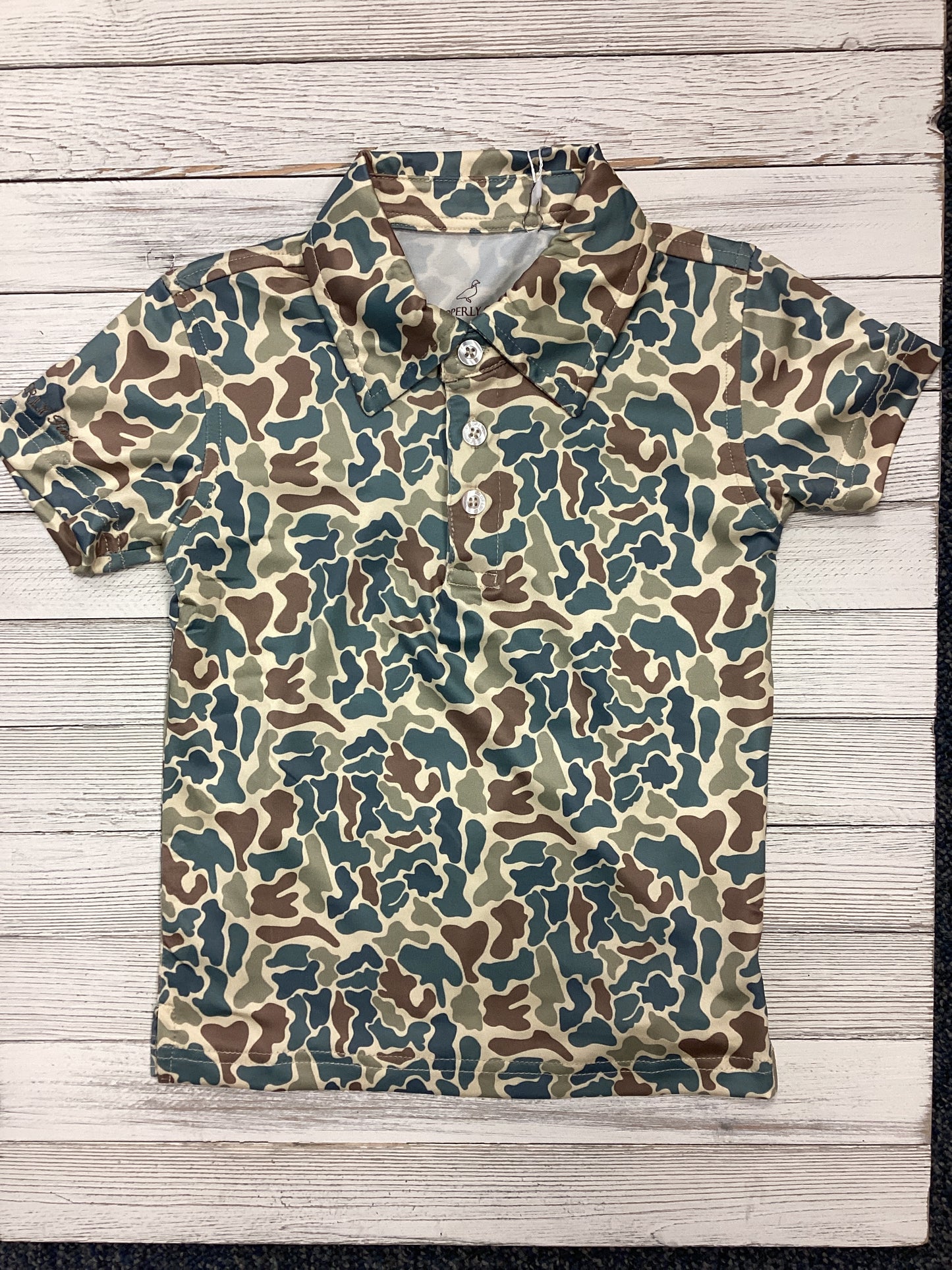 Properly Tied Field Camo Polo
