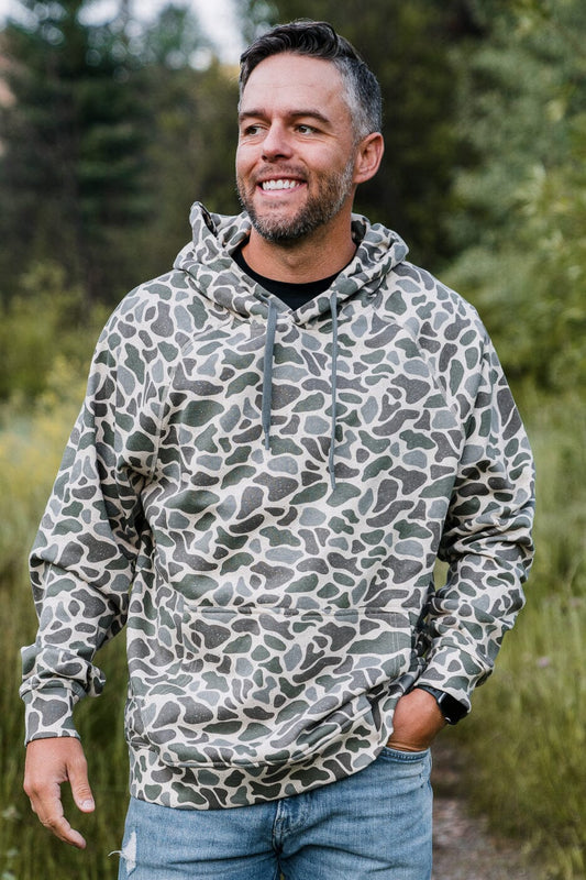 Burlebo Classic Deer Camo Fleece Hoodie