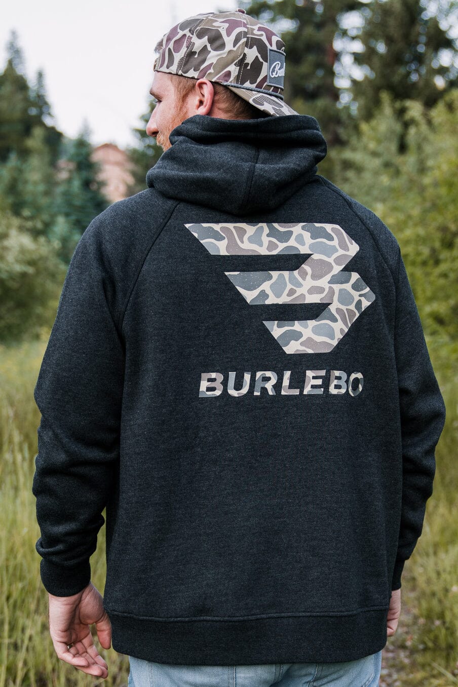 Burlebo Camo Signature Fleece Hoodie