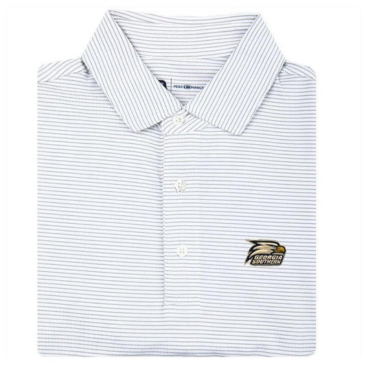 GA Southern Birdie Stripe Performance Polo