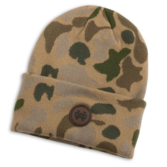 Heybo Leather Patch Beanie