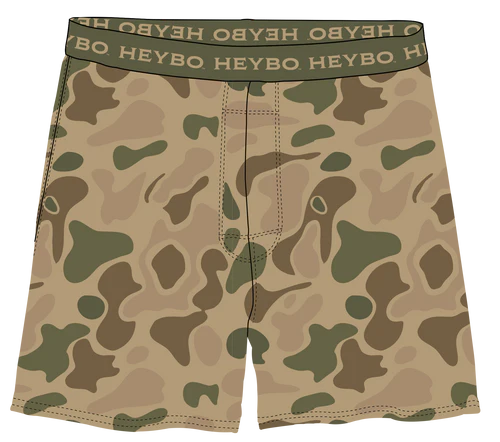 Performance Boxer: Heybo Traditions Camo Olive