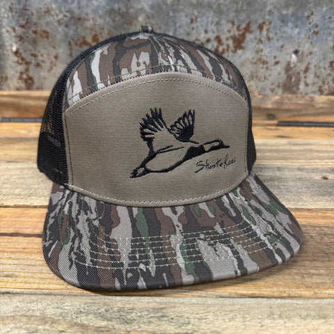Shoot & Reel Mallard Outline Emblem - Flatbill