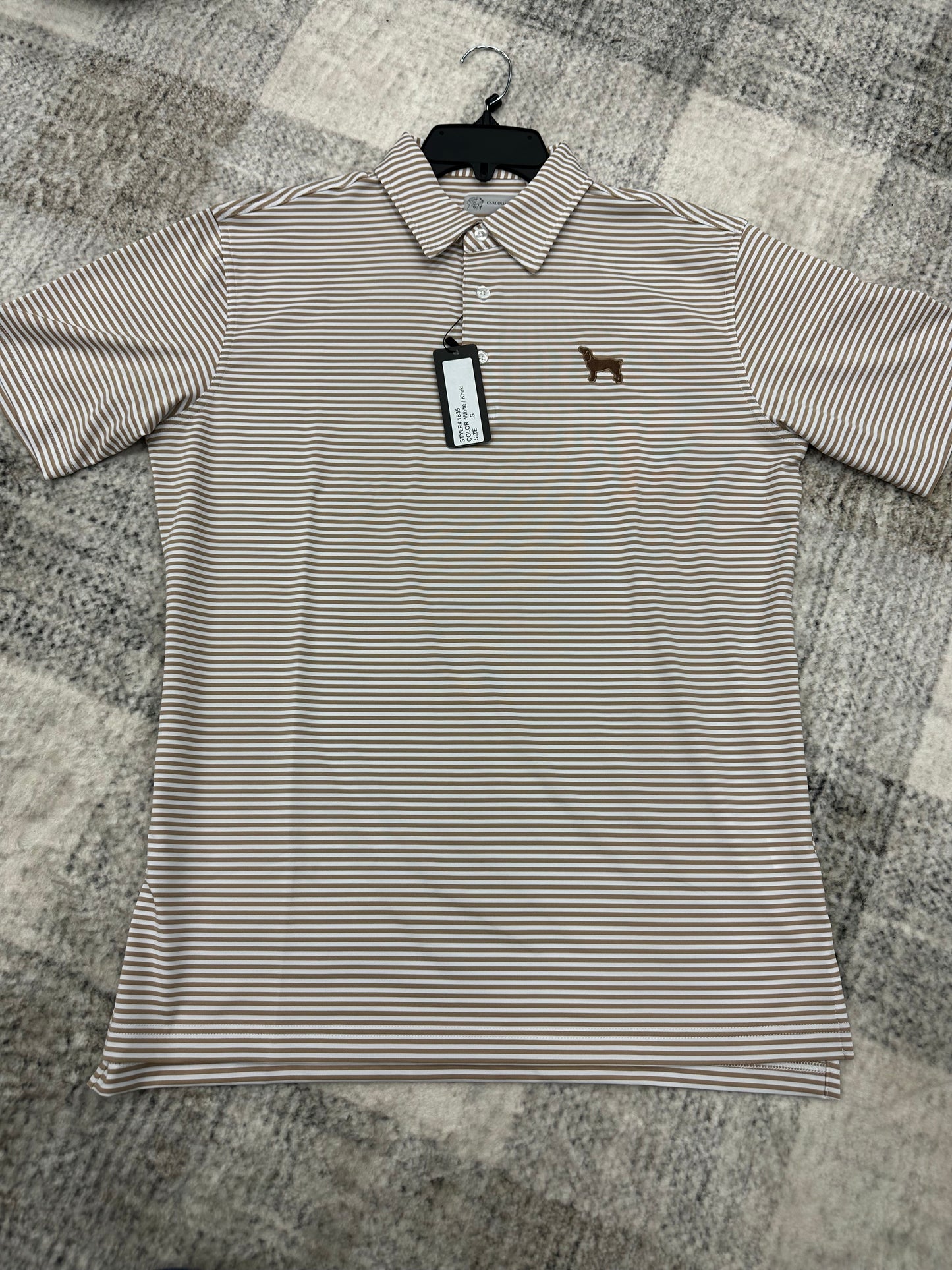 Cardinal Creek Khaki and White Polo