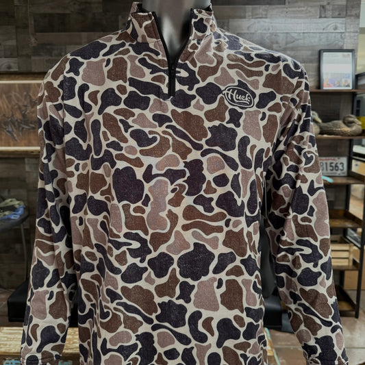 Huck Outdoors Slough Camo Quarter Zip