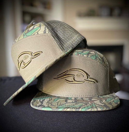 AFW Mossy Oak Greenleaf & Olive Duck Logo Hat