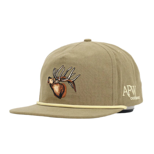 AFW Bull Elk Brown w/ Tan Rope RipStop Hat