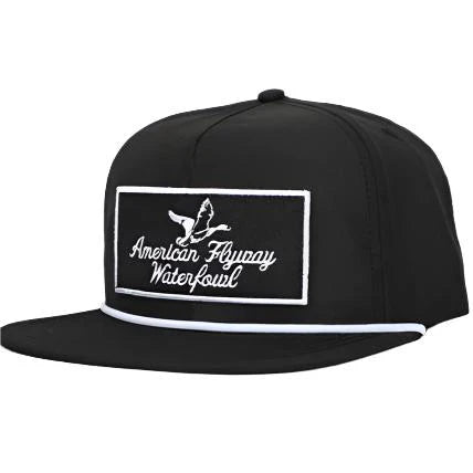 AFW Throwback Vintage Rope Black w/Patch Hat