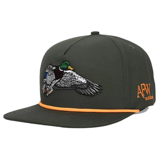 American Flyway Waterfowl the Mallard Drake Ripstop Rope Hat