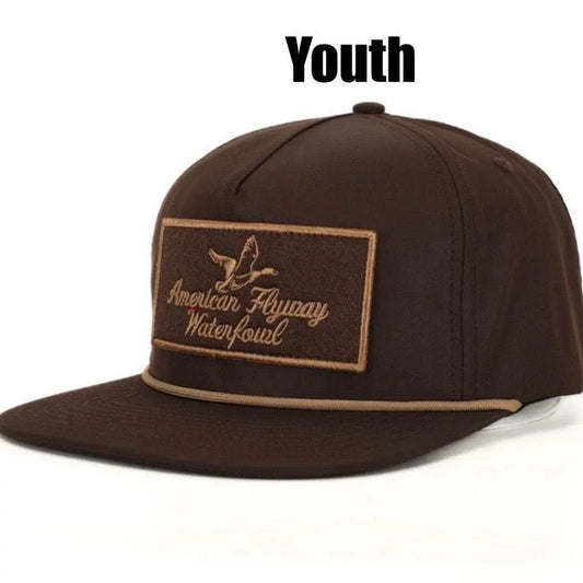 AFW Throwback Vintage Rope Brown W/Patch Hat