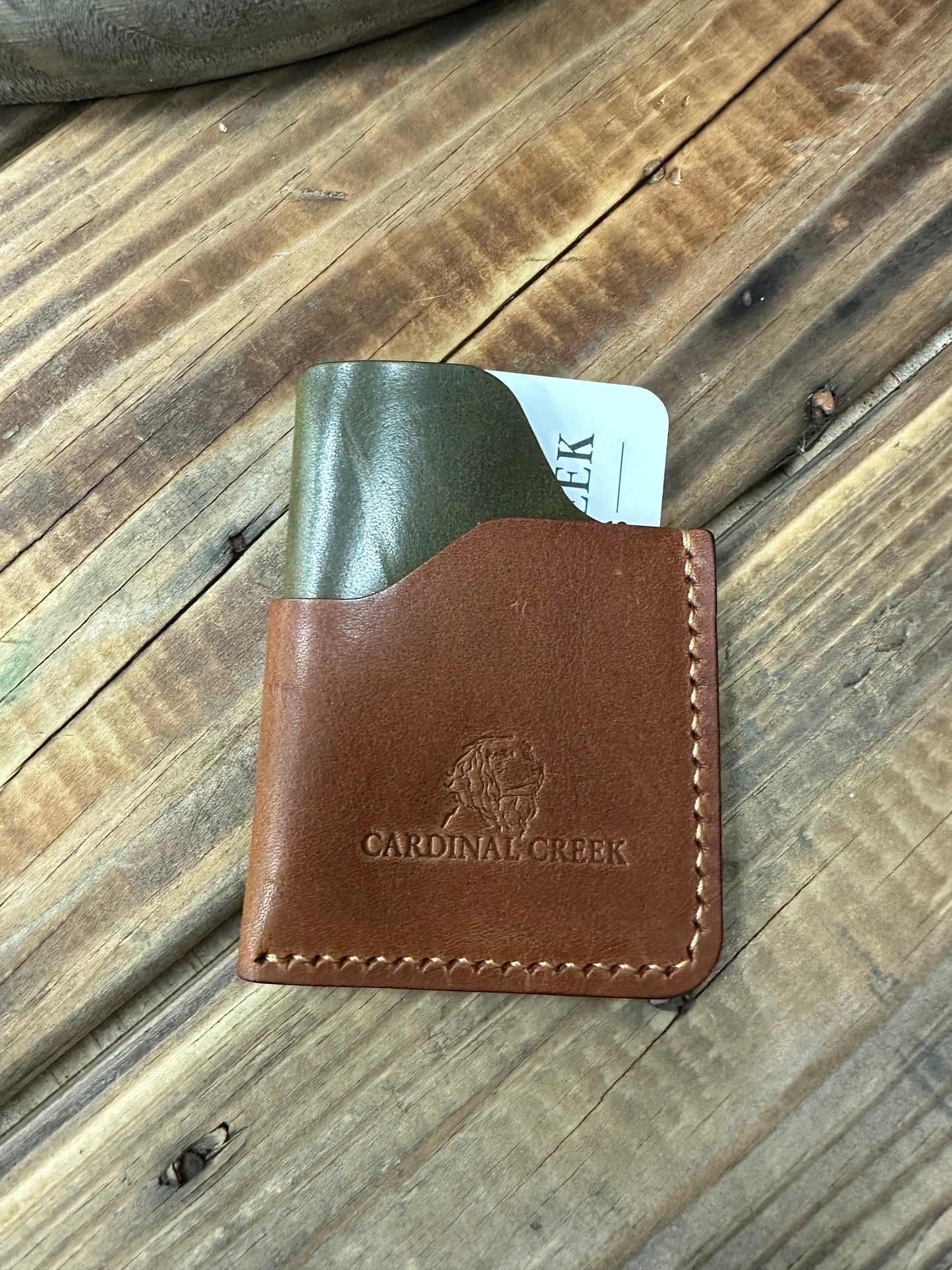 Patriot Leather MacArthur Brown/Olive Wallet