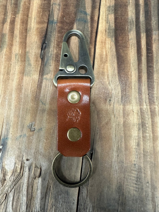 Patriot Leather Keychain