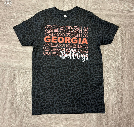 GA Bulldogs Tee for Girl's