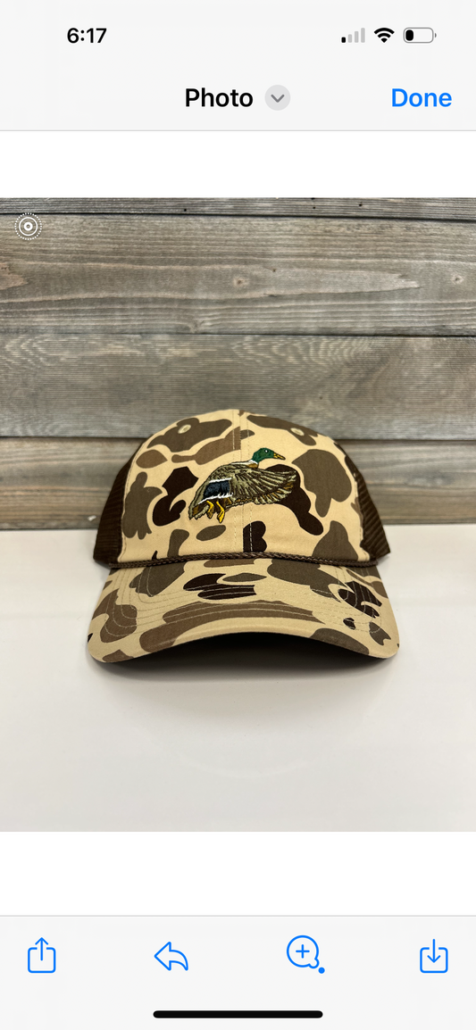 Prairie Oaks Mallard Rope Hat