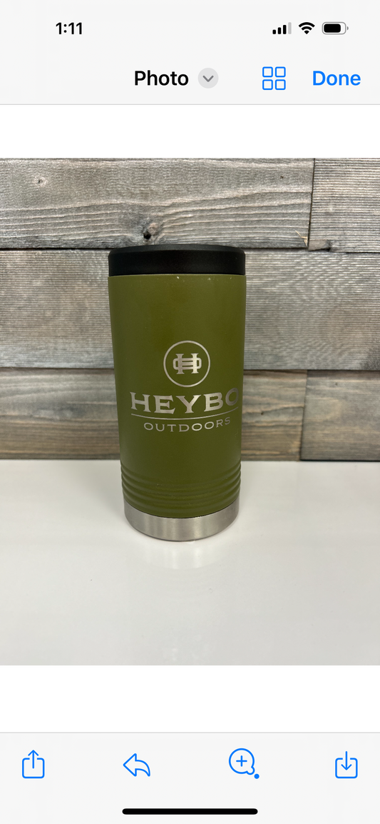 HEYBO Slim Can Cooler Olive