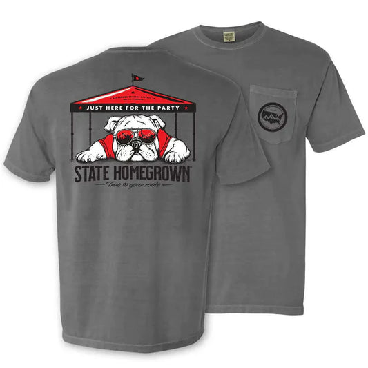 State Homegrown Just Here for the Party Tee