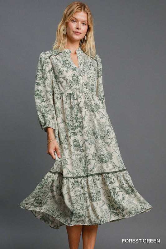 Green Landscape Dress