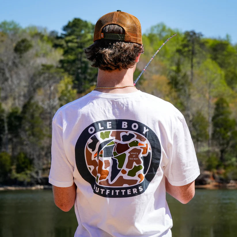 OLE BOY Camo Mallard Tee