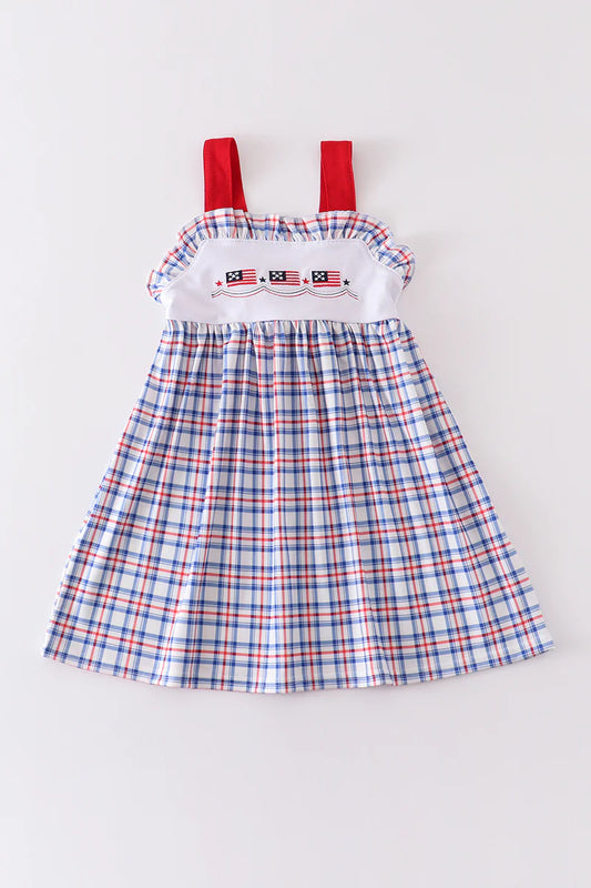 American Flag Dress for Girls