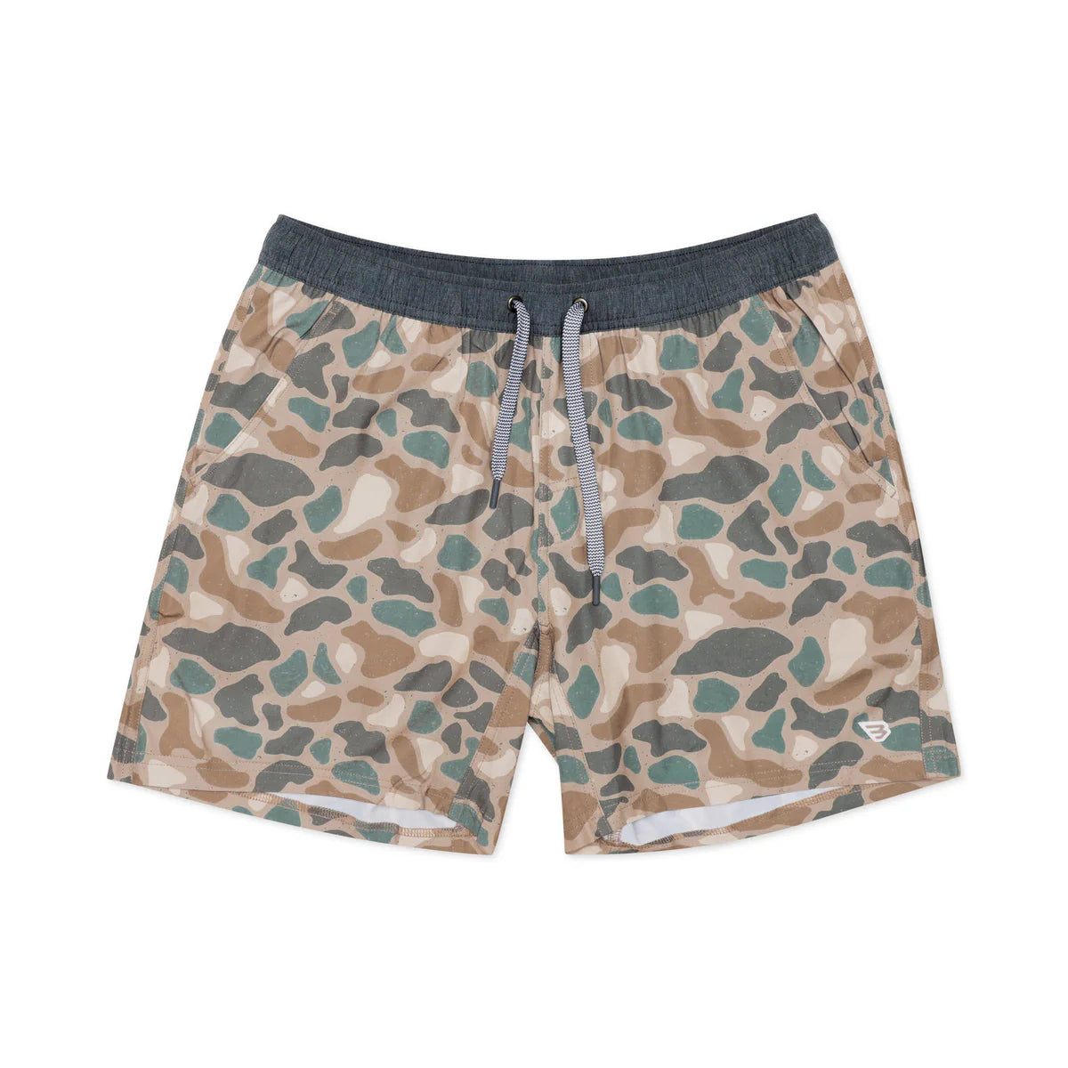 Burlebo Pintail Camo Athletic Shorts 5.5 Inseam