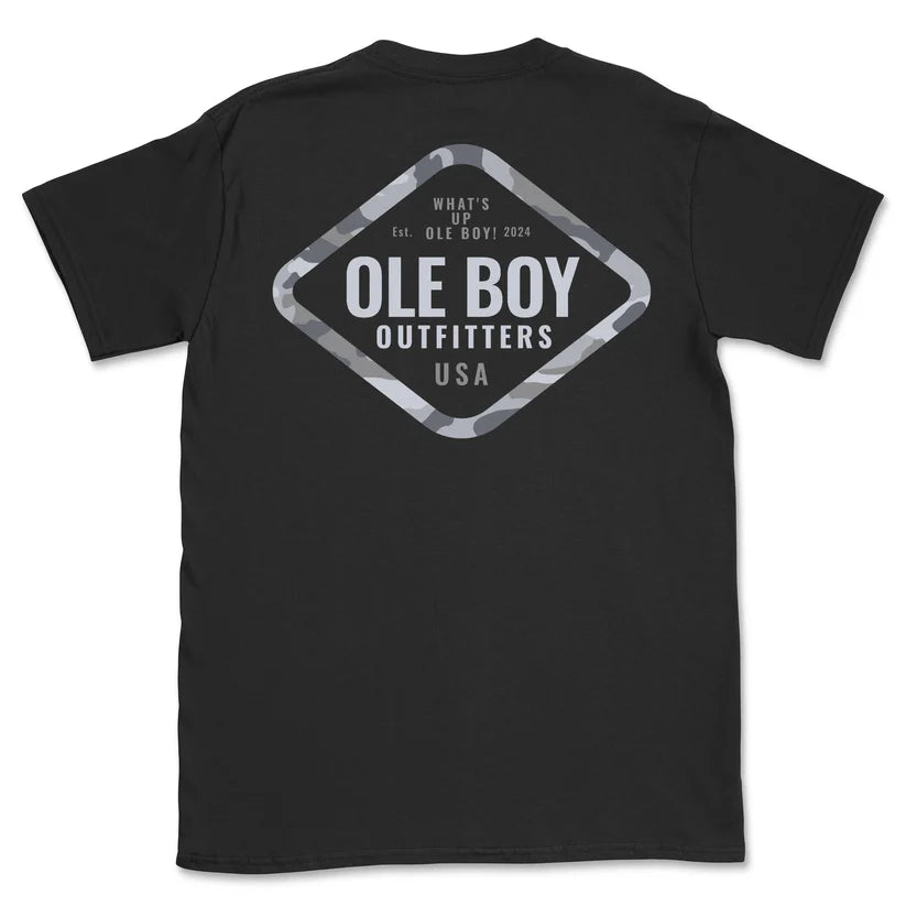 OLE BOY Camo Boarder Tee