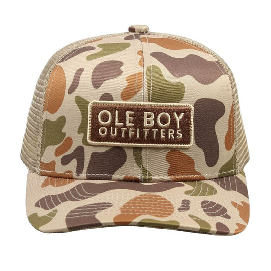 OLE BOY Camo Trucker Hat