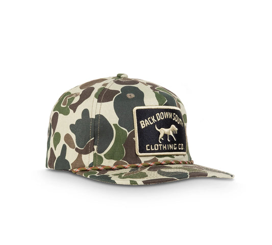 Back Down South Old School Camo Rope Hat