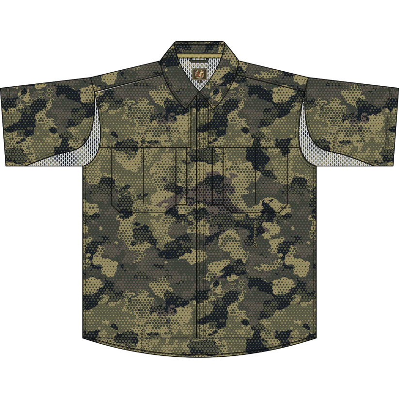 Prairie Oaks Waterfowl The Original Camp Shirt: Silvae Camo