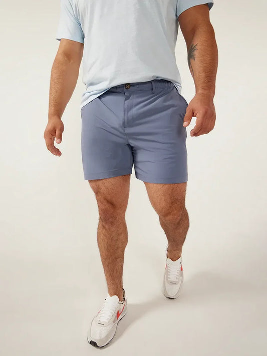 Chubbies Ice Caps Performance Shorts 6" Dusty Blue