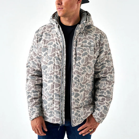 Burlebo Classic Deer Puffer Jacket Oversized