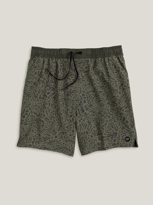 Free Fly Drifter Print Fatigue Palmera Boardshort
