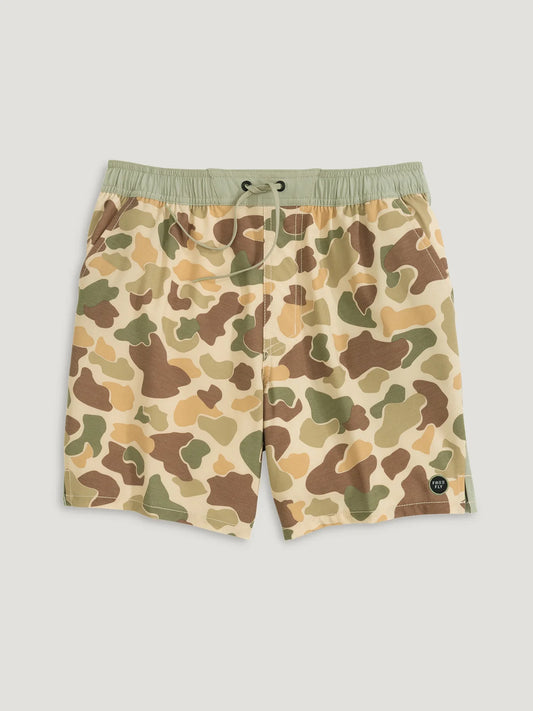 Free Fly Vintage Camo Palmera Boardshort