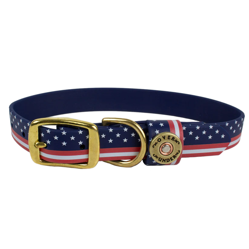 OverUnder Patriot Water Dog Collar 15"-19"