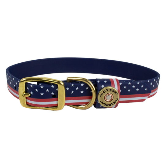 OverUnder Patriot Water Dog Collar 15"-19"