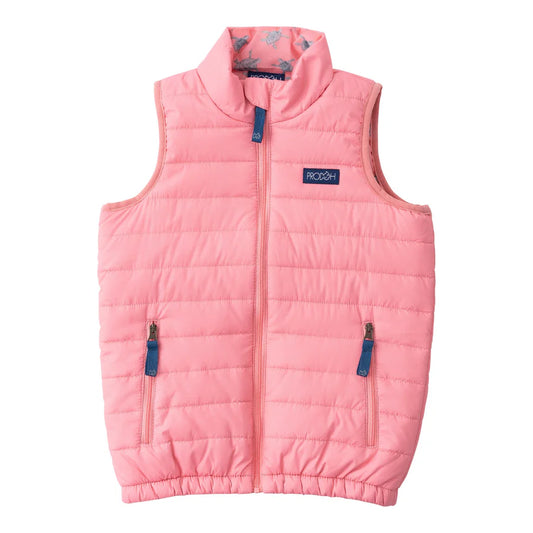 Prodoh Girl's Pink Puffer Vest