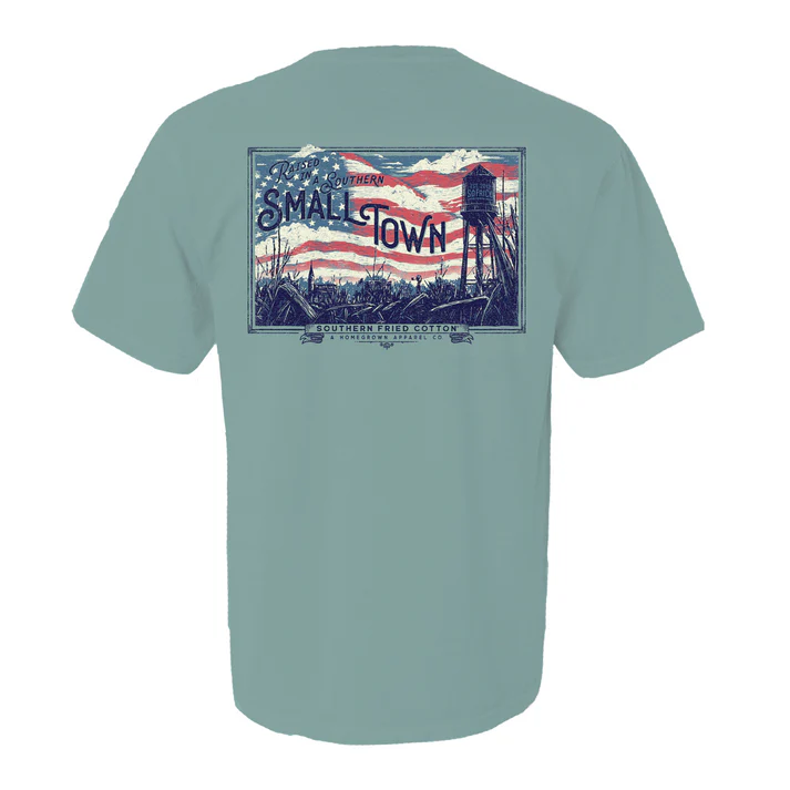 Southern Fried Cotton Small Town USA SS Tee