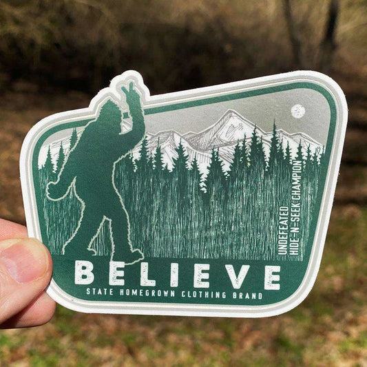 I Believe in BigFoot Decal