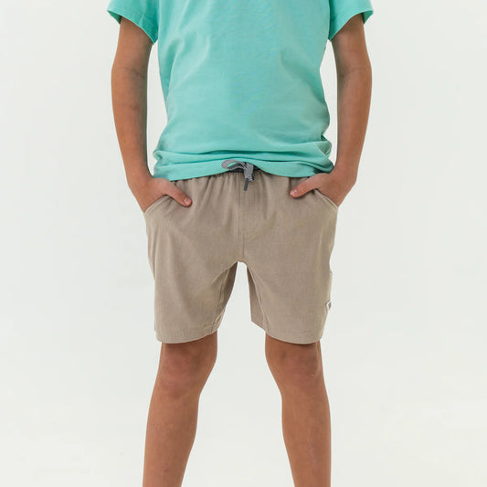 Burlebo Heather Khaki Shorts Youth
