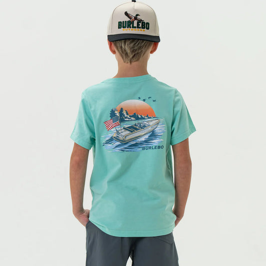 Burlebo Youth Tee - Lake Weekend - Island Reef