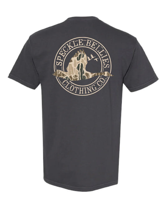 Speckle Bellies Sheddin Camo Circle Tee