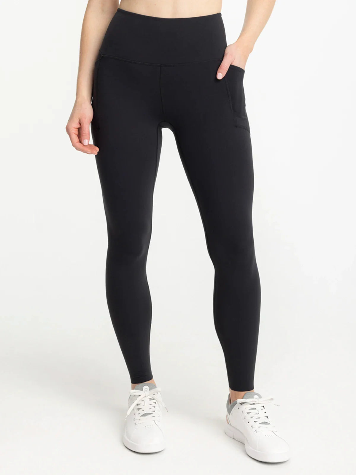 Free Fly Women's All Day 7/8 Pocket Legging Black