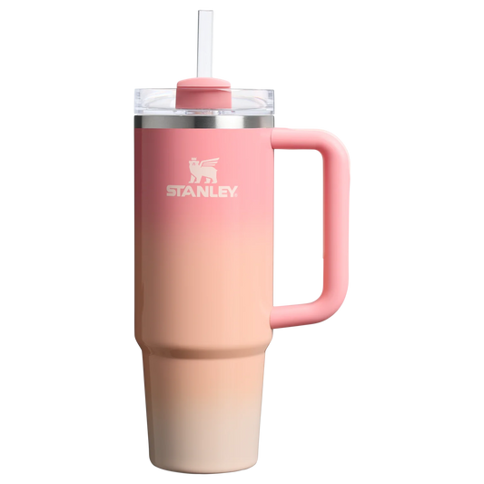 Stanley The Quencher H2.0 Flowstate Tumbler | 30 OZ in Pink Mesa Sunset