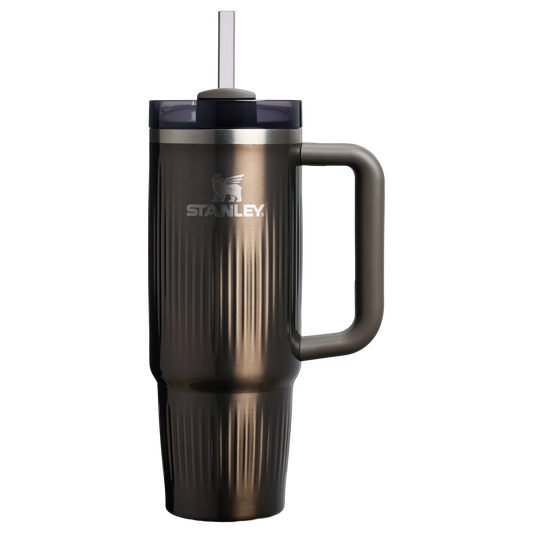 Stanley The Quencher H2.0 Fluted Tumbler 30 OZ in Gunmetal Shine