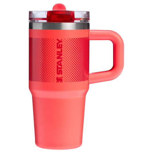 Stanley The Quencher ProTour Flip Straw Tumbler | 14 OZ in Hot Coral Fade