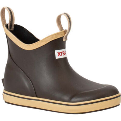 XTRATUF Kids Ankle Deck Brown Boots